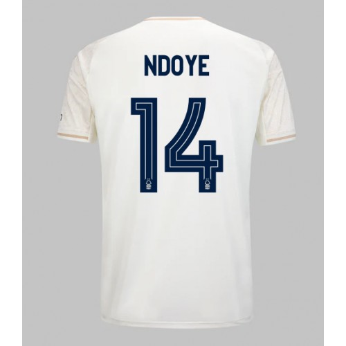 Stroje piłkarskie Nottingham Forest Dan Ndoye #14 Koszulka Wyjazdowej 2025-26 Krótki Rękaw